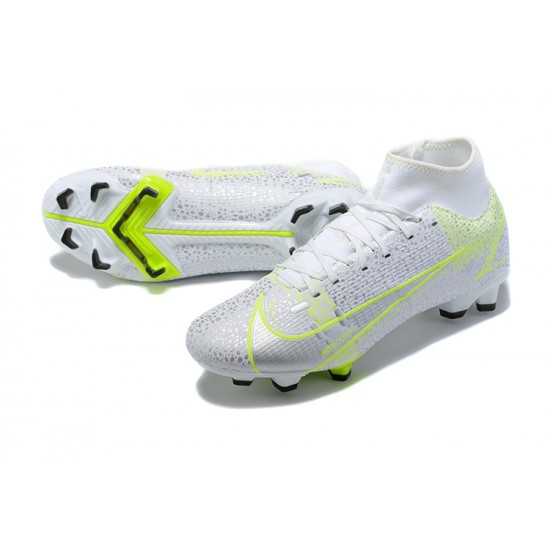 Nike Superfly 8 Academy FG39 45 White Green Football Boots