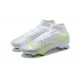 Nike Superfly 8 Academy FG39 45 White Green Football Boots
