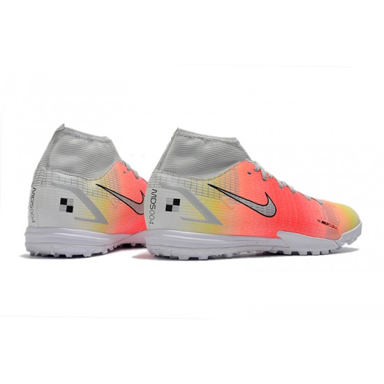 Nike Superfly 8 Academy TF 39 45 Grey Orange Black High Football Boots