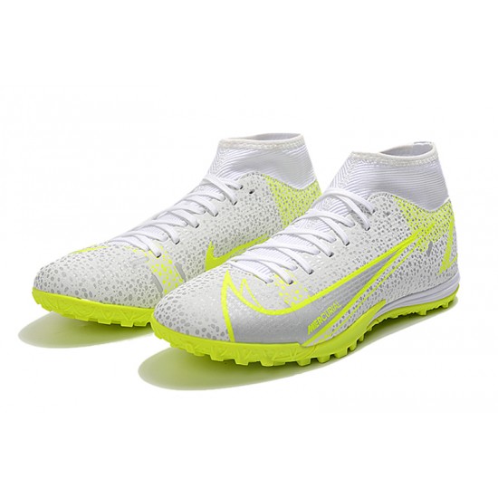 Nike Superfly 8 Academy TF 39 45 Grey Yellow High Football Boots