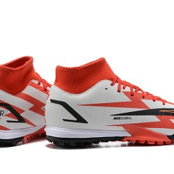 Nike Superfly 8 Academy TF 39 45 Red White Black High Football Boots