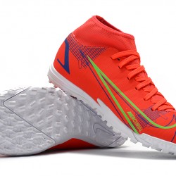 Nike Superfly 8 Academy TF 39 45 Red Yellow High Football Boots