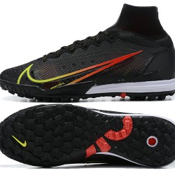 Nike Superfly 8 Elite TF 39 45 Black Red High Football Boots