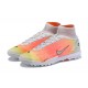 Nike Superfly 8 Elite TF 39 45 Orange Grey High Football Boots