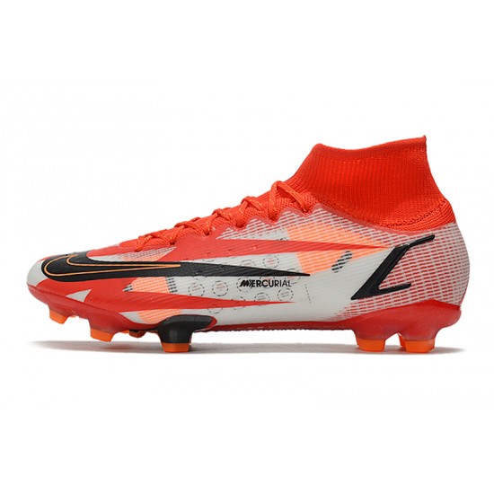 Nike Superfly 8 Spark Positivity CR7 Elite FG 35 45 Football Boots Red Black