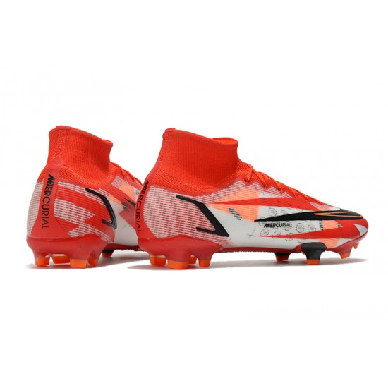 Nike Superfly 8 Spark Positivity CR7 Elite FG 35 45 Football Boots Red Black