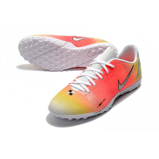 Nike Vapor 14 Academy TF 39 45 Orange Yellow White Low Football Boots