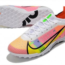 Nike Vapor 14 Academy TF 39 45 White Orange Black Low Football Boots