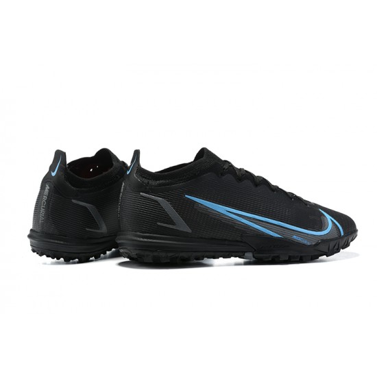 Nike Vapor 14 Elite TF 39 45 Black Blue Low Football Boots