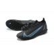 Nike Vapor 14 Elite TF 39 45 Black Blue Low Football Boots