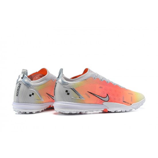 Nike Vapor 14 Elite TF 39 45 Grey Orange Low Football Boots