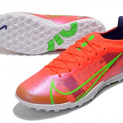 Nike Vapor 14 Elite TF 39 45 Red Green Low Football Boots