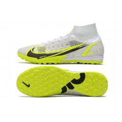 Nike Mercurial Superfly 9 Elite TF 39 45 Black Yellow High Football Boots