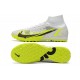 Nike Mercurial Superfly 9 Elite TF 39 45 Black Yellow High Football Boots