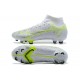 Nike Superfly 8 Academy FG39 45 White Green Football Boots