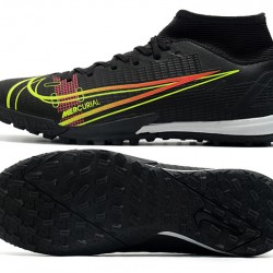 Nike Superfly 8 Academy TF 39 45 Black Red Green High Football Boots