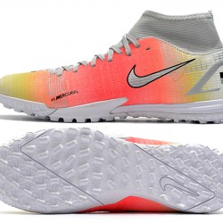 Nike Superfly 8 Academy TF 39 45 Grey Orange Black High Football Boots