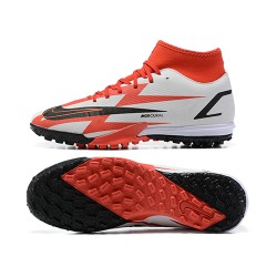 Nike Superfly 8 Academy TF 39 45 Red White Black High Football Boots