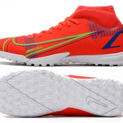 Nike Superfly 8 Academy TF 39 45 Red Yellow High Football Boots