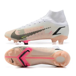 Nike Superfly 8 Elite FG39 45 White Black Football Boots