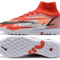Nike Superfly 8 Elite TF3 9 45 White Red Black High Football Boots