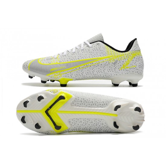 Nike Vapor 14 Academy FG 39 45 Grey White Yellow Shoes