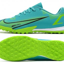 Nike Vapor 14 Academy TF 39 45 Black Blue Yellow Low Football Boots