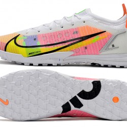 Nike Vapor 14 Academy TF 39 45 White Orange Black Low Football Boots