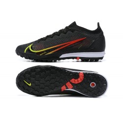 Nike Vapor 14 Elite TF 39 45 Black Green Red Low Football Boots