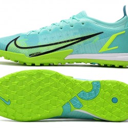 Nike Vapor 14 Elite TF 39 45 Light Blue Black Low Football Boots