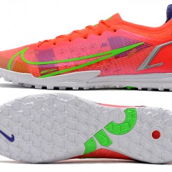 Nike Vapor 14 Elite TF 39 45 Red Green Low Football Boots