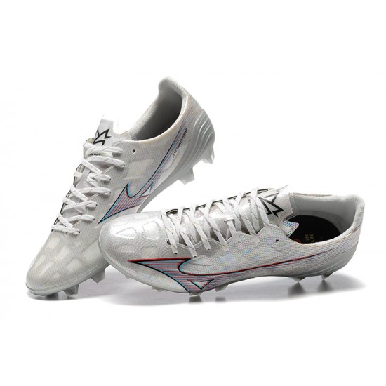 Mizuno Alpha Made In Japan FG Silver Blue Red Purple Low Men Football Boots