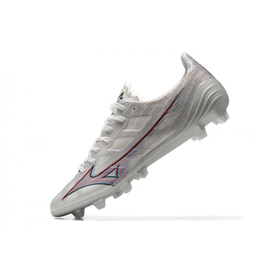 Mizuno Alpha Made In Japan FG Silver Blue Red Purple Low Men Football Boots