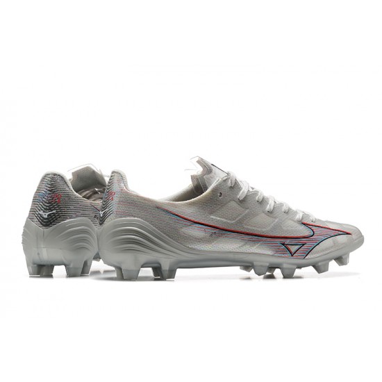 Mizuno Alpha Made In Japan FG Silver Blue Red Purple Low Men Football Boots