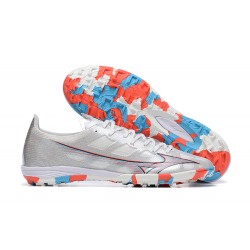 Mizuno Alpha Made In Japan TF Silver Orange Blue Low Men Football Boots 