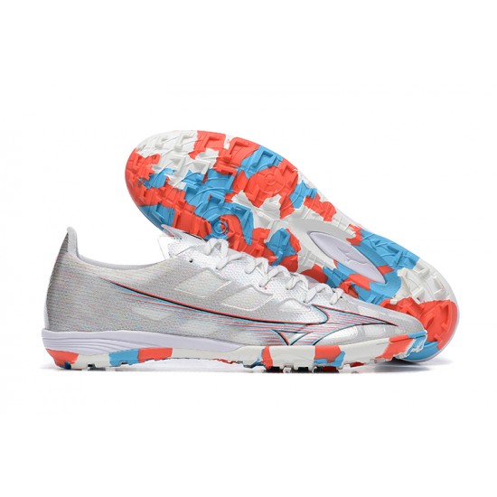 Mizuno Alpha Made In Japan TF Silver Orange Blue Low Men Football Boots