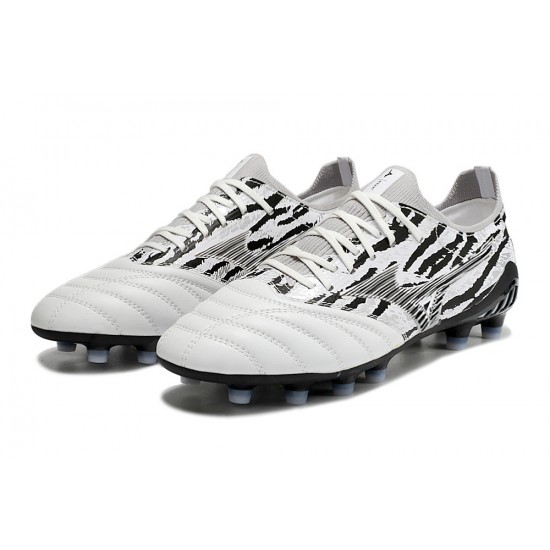 Mizuno Morelia Neo III Made In Japan AG Grey Black Men Football Boots