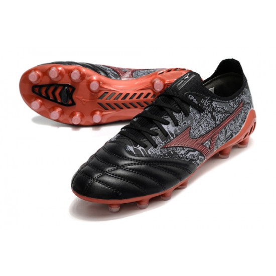 Mizuno Morelia Neo III Made In Japan AG Low Black Brown Men Football Boots