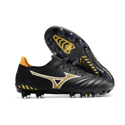 Mizuno Morelia Neo III Made In Japan AG Low Black Gold Men Football Boots 