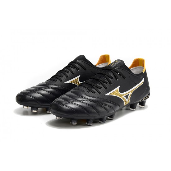 Mizuno Morelia Neo III Made In Japan AG Low Black Gold Men Football Boots