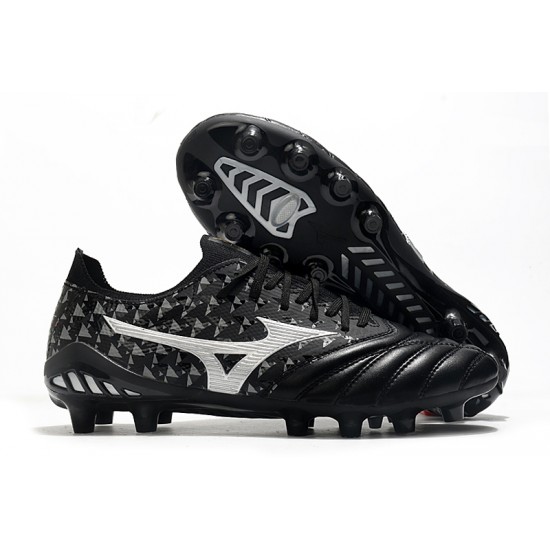 Mizuno Morelia Neo III Made In Japan AG Low Black Grey Men Football Boots