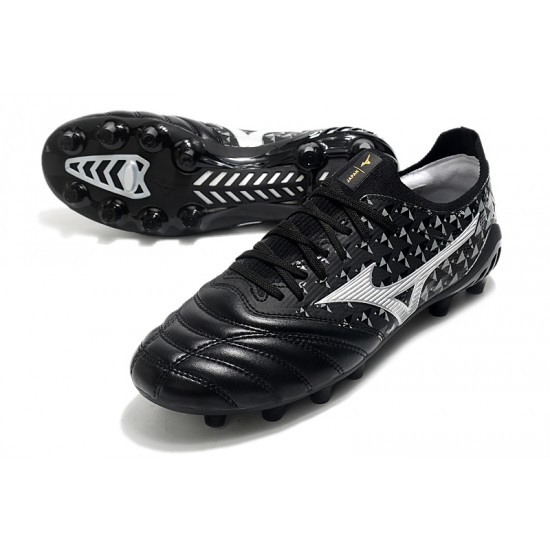 Mizuno Morelia Neo III Made In Japan AG Low Black Grey Men Football Boots