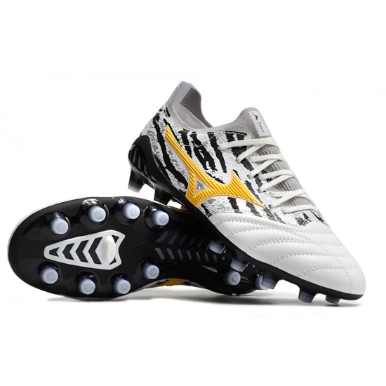 Mizuno Morelia Neo III Made In Japan AG Low Black White Men Football Boots