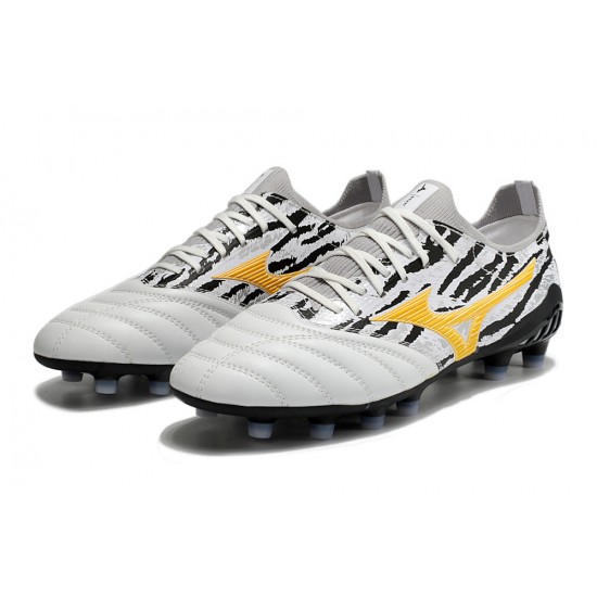 Mizuno Morelia Neo III Made In Japan AG Low Black White Men Football Boots