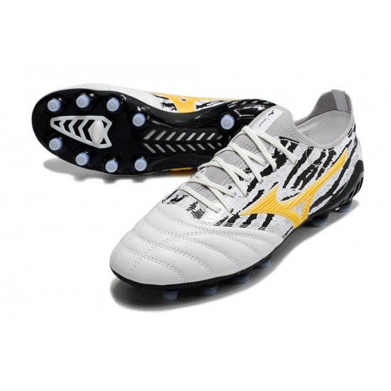 Mizuno Morelia Neo III Made In Japan AG Low Black White Men Football Boots