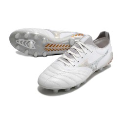 Mizuno Morelia Neo III Made In Japan AG Low Gold White Men Football Boots 