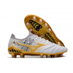 Mizuno Morelia Neo III Made In Japan AG Low White Gold Men Football Boots 