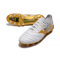 Mizuno Morelia Neo III Made In Japan AG Low White Gold Men Football Boots 