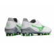 Mizuno Morelia Neo III Pro AG Low White Grey Green Men Football Boots