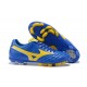 Mizuno Wave Cup Legend FG Blue Yellow Low Men Football Boots